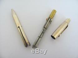 WWII ORIGINAL GERMAN DRGM BOXED AUTOMATIC MECHANICAL PENCIL GILDED with4 COLORS