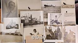 WWII Press Photo Lot-Lehigh Ship Sunk Torpedoed by German U-Boat 11 photos