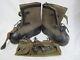WWII US German Felt Sentry Winter BOOTS Paul Otto 1942 withCleats CRAMPONS