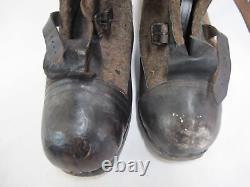 WWII US German Felt Sentry Winter BOOTS Paul Otto 1942 withCleats CRAMPONS