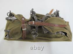 WWII US German Felt Sentry Winter BOOTS Paul Otto 1942 withCleats CRAMPONS