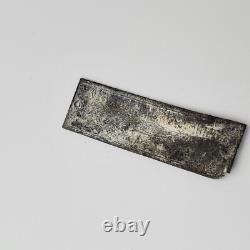 WWII WW2 German Original Luftwaffe Junkers plane engine factory tag metal number