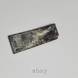 WWII WW2 German Original Luftwaffe Junkers plane engine factory tag metal number