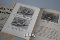 WWII WW2 German Original M30 / M38 Gas Mask Uniform Instruction Booklets Set x3