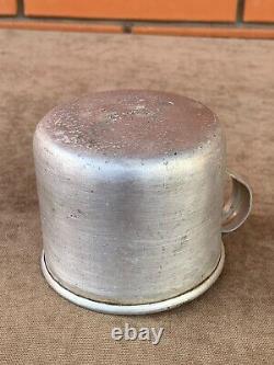 WWII. WW2. German aluminum mug from Africa. Wehrmacht