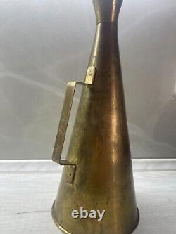 WWII. WW2. German brass loudspeaker. Kriegsmarine. 1937