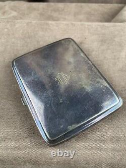 WWII. WW2. German cigarette case with the initials of a Kriegsmarinne sailor