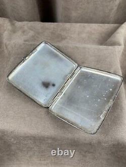 WWII. WW2. German cigarette case with the initials of a Kriegsmarinne sailor