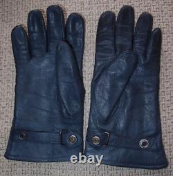 WWII. WW2. German leather Wehrmacht officer gloves