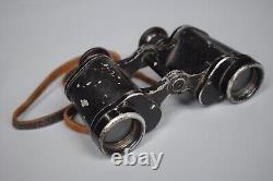 WWII WW2 Original Early German 6x30 Dienstglas Field Binoculars DDX + Case