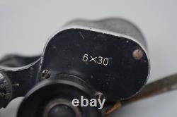 WWII WW2 Original German 6x30 Binoculars Equipment Hensoldt Wetzlar