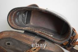 WWII WW2 Original German 6x30 Brown Leather Dienstglas Binoculars Case 1936
