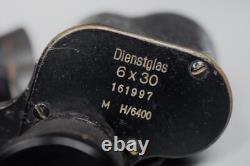 WWII WW2 Original German 6x30 Dienstglas Binoculars Equipment Early Rodenstock