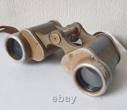 WWII WW2 Original German 6x30 Dienstglas Binoculars Tropical Camo Paint 1940-44