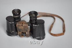 WWII WW2 Original German 6x30 Dienstglas Field Binoculars DDX + Accessories Set