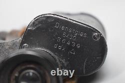 WWII WW2 Original German 6x30 Dienstglas Field Binoculars DDX + Accessories Set