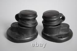WWII WW2 Original German 7x50 Kriegsmarine U-boat Leitz Binoculars Upper Armour