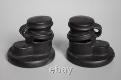 WWII WW2 Original German 7x50 Kriegsmarine U-boat Leitz Binoculars Upper Armour