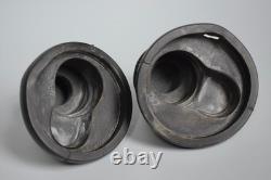 WWII WW2 Original German 7x50 Kriegsmarine U-boat Leitz Binoculars Upper Armour