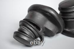 WWII WW2 Original German 7x50 Kriegsmarine U-boat Leitz Binoculars Upper Armour