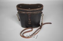 WWII WW2 Original German Equipment 7x50 10x50 Presstoff Binoculars Case WaA