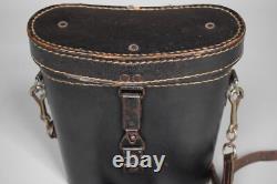 WWII WW2 Original German Equipment 7x50 10x50 Presstoff Binoculars Case WaA