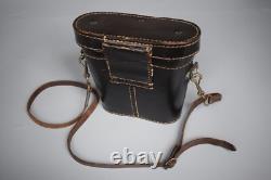 WWII WW2 Original German Equipment 7x50 10x50 Presstoff Binoculars Case WaA