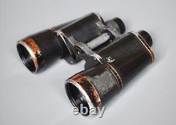 WWII WW2 Original German Heer Leitz Wetzlar 7x50 Dienstglas Officers Binoculars