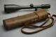 WWII WW2 Original German K98 Rifle Sniper Scope Carry Brown Case With A. K. Strap
