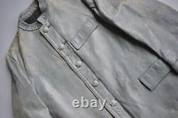 WWII WW2 Original German Kriegsmarine U-boat Submarine Crew Grey Leather Jacket