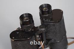 WWII WW2 Original German Srb & Stys BMK Zeiss 7x50 Dienstglas Binoculars + Case