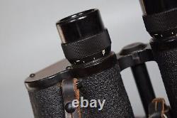 WWII WW2 Original German Srb & Stys BMK Zeiss 7x50 Dienstglas Binoculars + Case