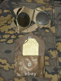 WWII Ww2 German Panzer/ Motorcycle Umbral goggles ultrasin Zeiss Original