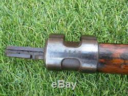 WaA655 walnut flat bp K98 k stock set. Original German WWII. Mauser k98k bolt