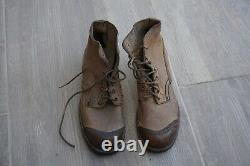 Walking shoes nailed sole for German tropical uniform DAK near mint Original WW2
