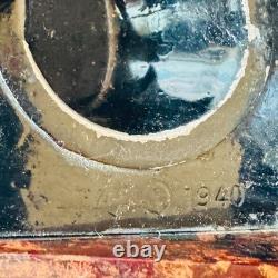 Working WW2 Relic German Field Phone 1940 + carrying strap in brown leather