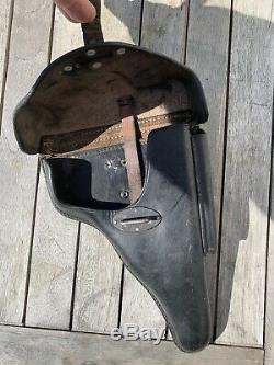 World War 2 WW2 WWII German Hard-shell P. 38 holster, Original, good condition