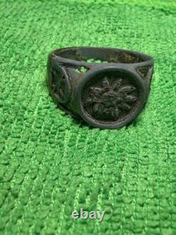 World War II. German Edelweiss ring. WW2