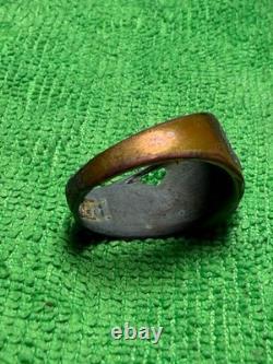 World War II. German Edelweiss ring. WW2