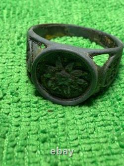 World War II. German Edelweiss ring. WW2