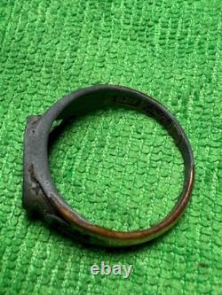 World War II. German Edelweiss ring. WW2