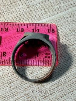World War II. German Edelweiss ring. WW2