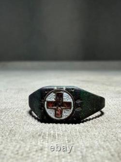World War II. German personal soldier's medic ring. WW2