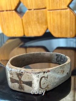 World War II. German ring with initials. WW2