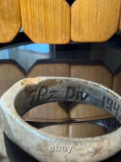 World War II. German ring with initials. WW2