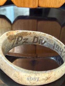 World War II. German ring with initials. WW2