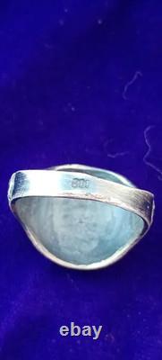World War II. German silver ring. WW2