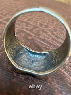 World War II. German silver ring. WW2