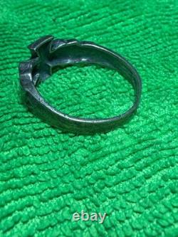 World War II. German silver ring. WW2