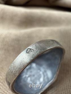 World War II. German silver ring. WW2